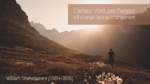 Shakespeare – L’amour n’est pas l’amour