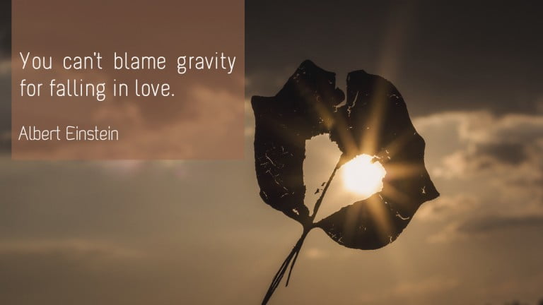 Albert Einstein - Love and gravity